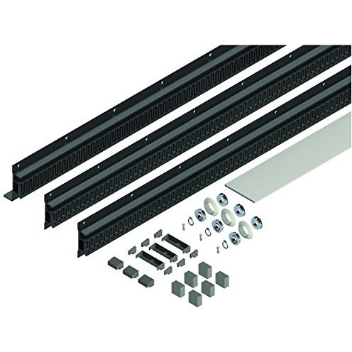 Lippert Triple Rack Repair Kit - Fixed Side (Black)