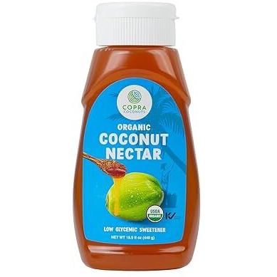 Copra Organic Coconut Nectar (Honey Substitute) | Sugar Substitute | Vegan, Gluten Free, Non-Gmo | 1 Unit X 15.5 Oz Bottle