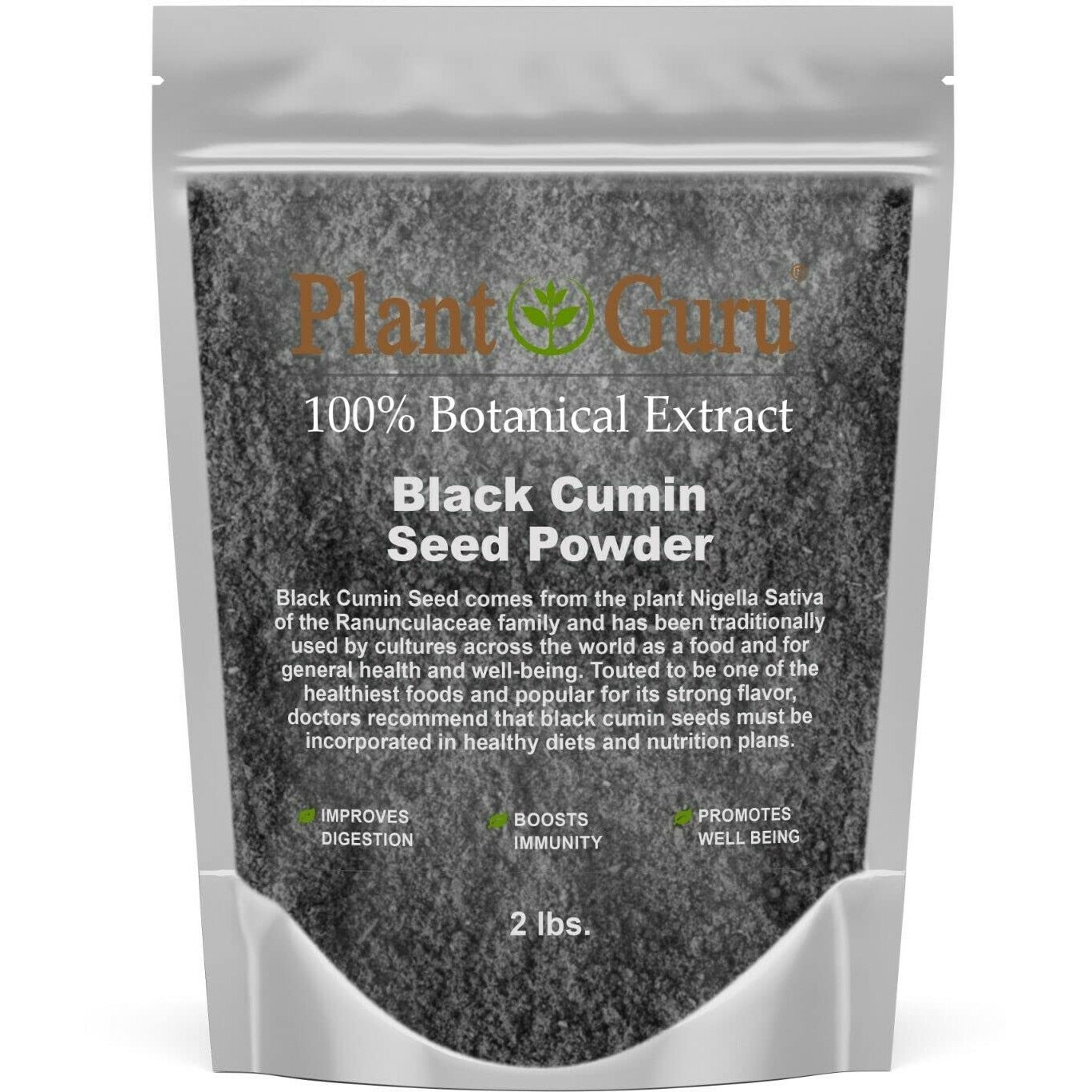 Black Cumin Seed Powder Ground 2 Lbs. Bulk - Nigella Sativa - Kalonji 100% Pure Natural Herb Spice.