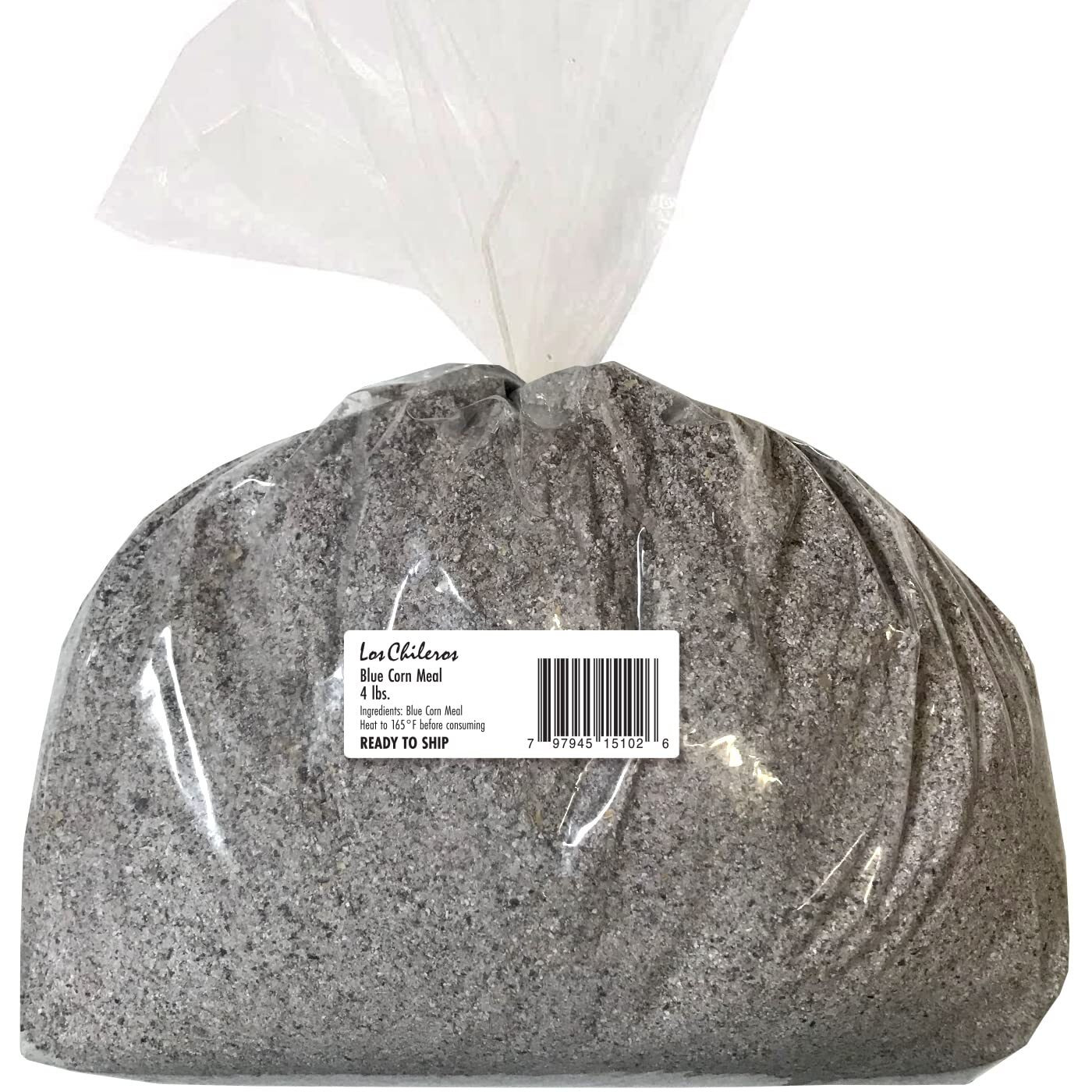 Los Chileros Blue Corn Meal 4Lb Bulk Bag
