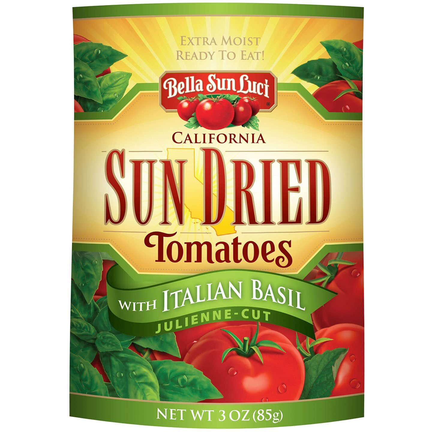 Bella Sun Luci Sun Dried Tomatoes Italian Basil