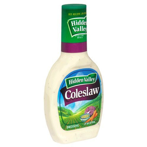Hidden Valley Coleslaw Salad Dressing Gluten Free -16 Ounces - Pack Of 6