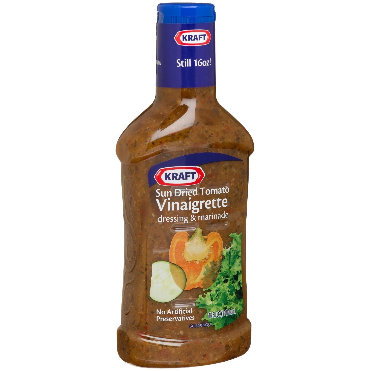 Kraft, Sun Dried Tomato Vinaigrette Dressing, 16Oz Bottle (Pack Of 3)