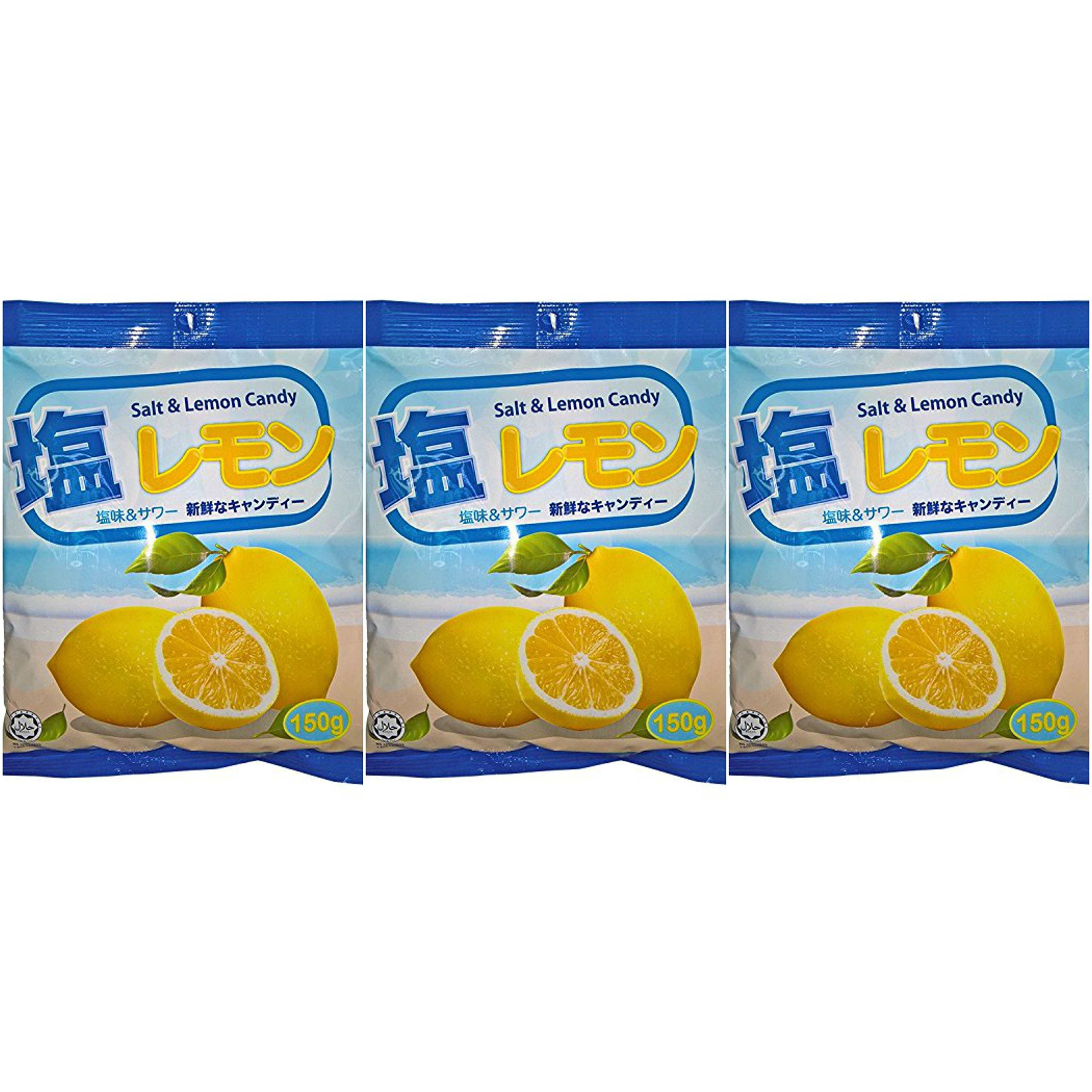 Salt And Lemon Hard Candy Pack Of 3