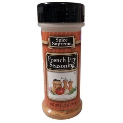 Spice Supreme Seasonings French Fry Seasoning (Pack Of 2) 6.5 Oz Size