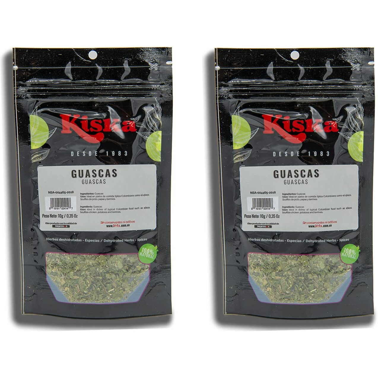 Guascas Bundle - Includes Two Bags Of Guascas Kiska. Comes In A Despensa Colombiana Bag