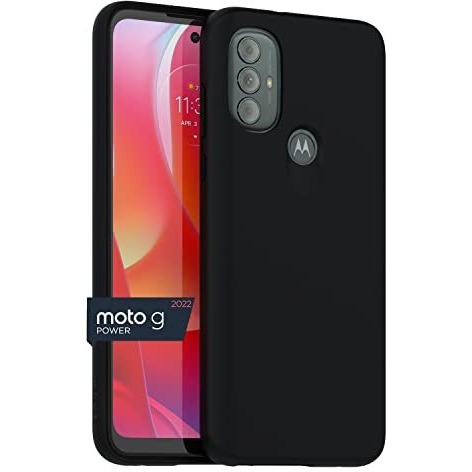 Motorola Moto G Power (2022) Protective Case- Precision Fit, Stylish Shock Absorbing Phone Cases - Black