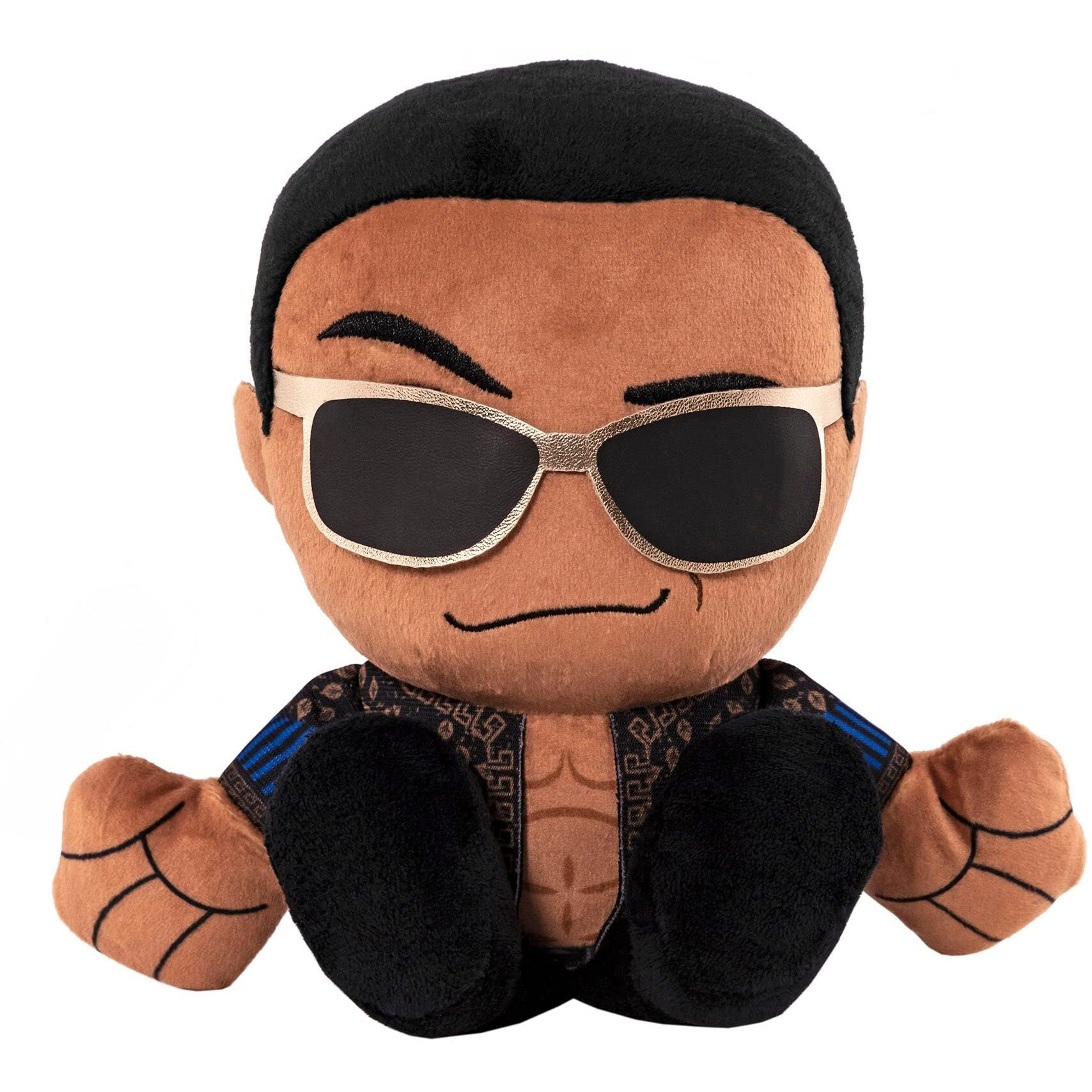 Bleacher Creatures Wwe Old School Rock 8 Kuricha Plush - Soft Chibi Inspired Wrestling Legend
