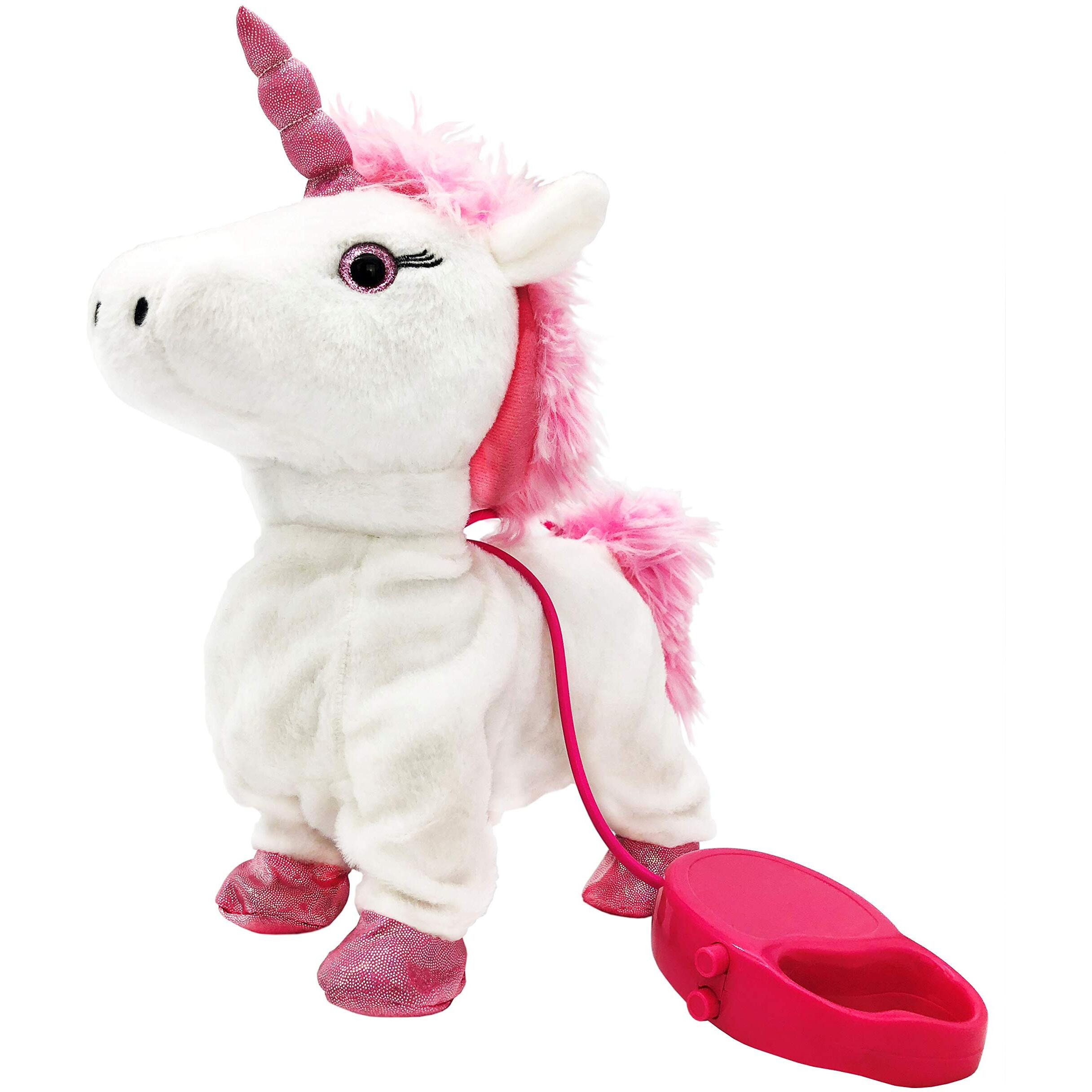 Meva Unicorn Toys Walking And Singing Unicorn Toy Pet With Remote Control Leash Unicorns Gifts For Girls