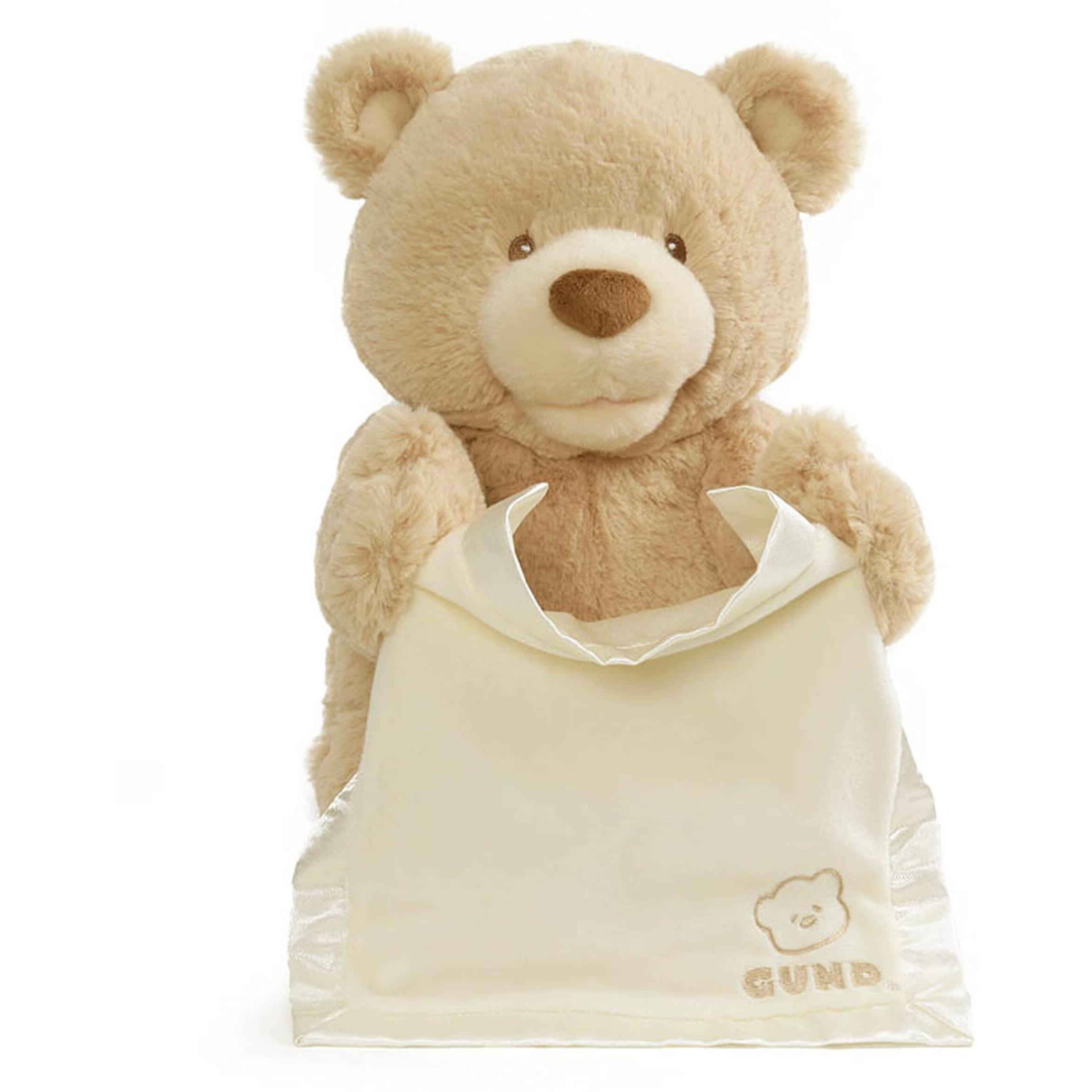 Gund Peek-A-Boo Teddy Bear Animated Stuffed Animal Plush 11.5