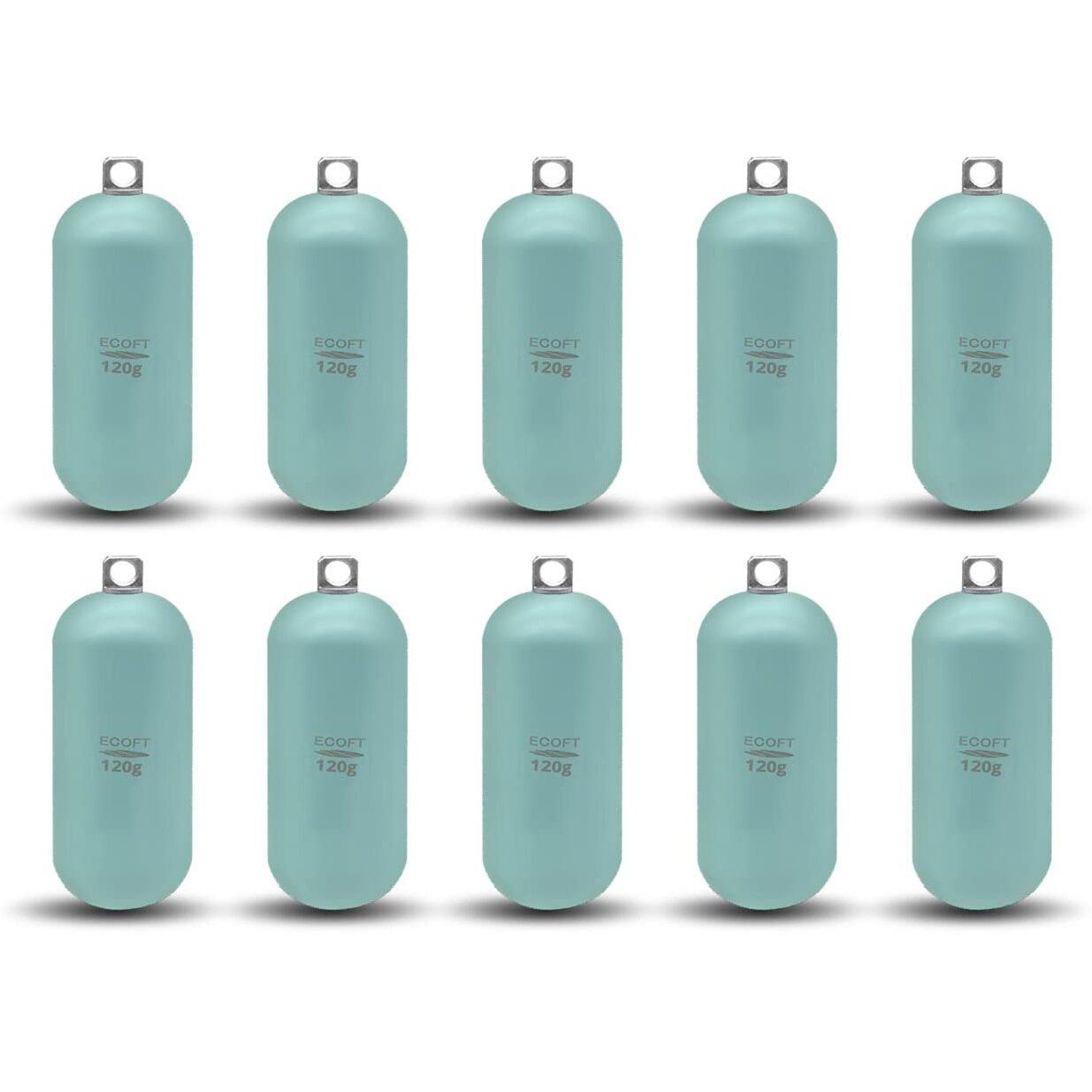 Ecoft Lead Free Fishing Sinkers And Weights Coated Raindrop Weights Bank Sinkers Deep Drop Weights 80G-1000G Assorted Sizes In Bag Fishing Weights Drop Shot For Bottom Fishing Saltwater Freshwater