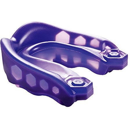 Shock Doctor Unisex Adult Non-Flavored Gel Max Mouthguard, Purple, Us