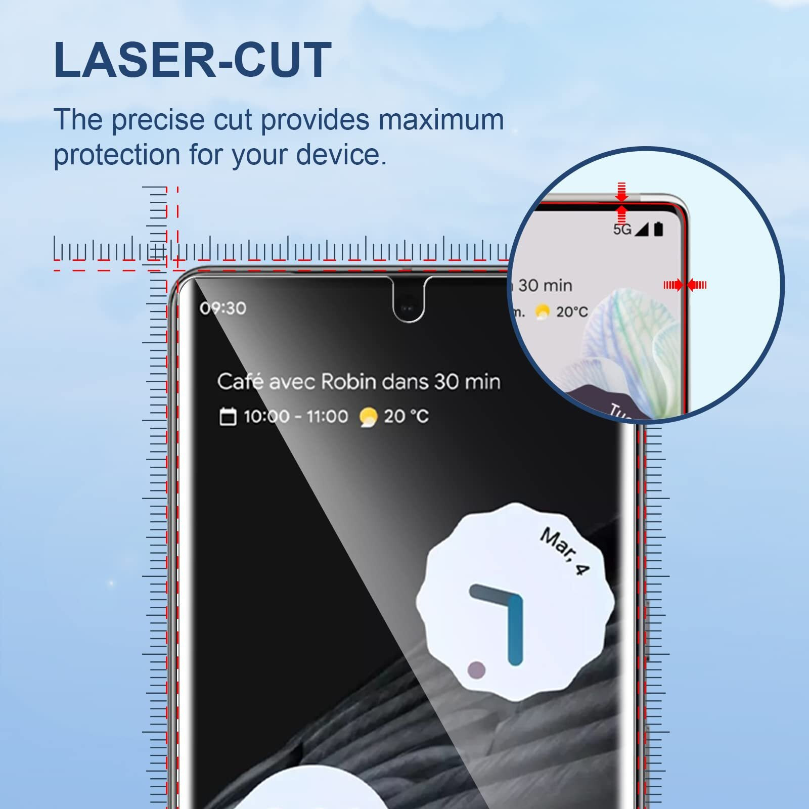 Lk 2 Pack For Google Pixel 7 Pro Screen Protector 6.7-Inch + 2 Pack Lens Protector With Positioning Tool, Self-Healing Tpu Film, Touch Sensitive, Hd Ultra-Thin