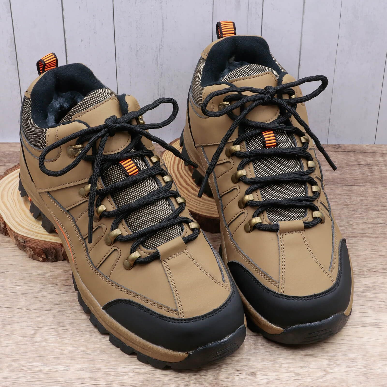 Delele 2 Pair Round Wave Shape Non Slip Heavy Duty And Durable Outdoor Climbing Shoelaces Black Hiking Shoe Laces Shoestrings-118 Inch