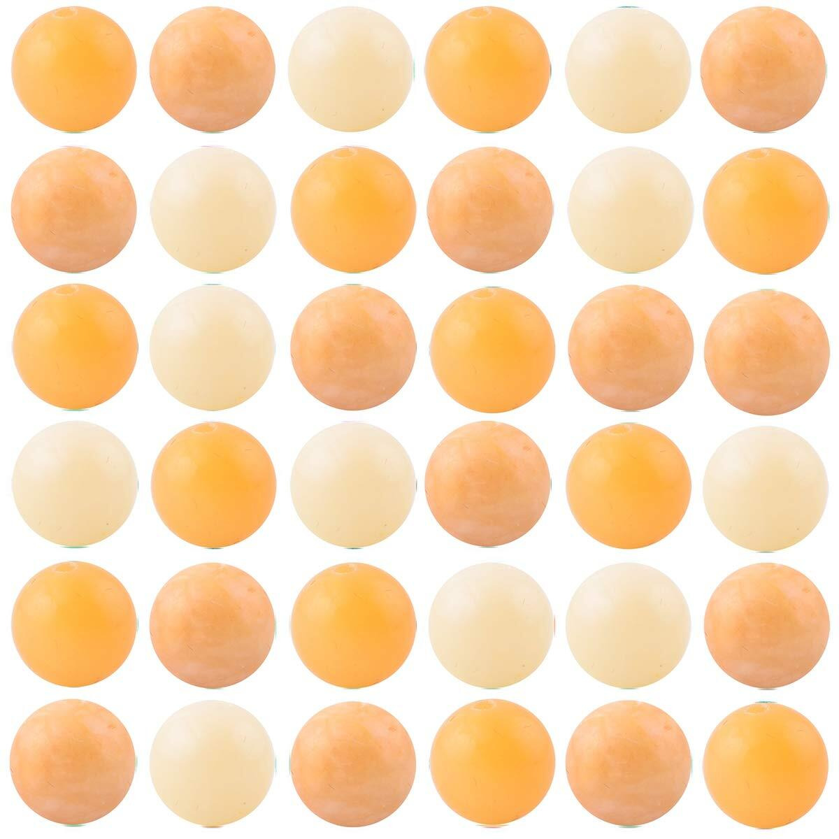 Natural Stone Beads 100Pcs 8Mm Yellow Aventurine Round Genuine Real Stone Beading Loose Gemstone Hole Size 1Mm Diy Smooth Beads For Bracelet Necklace Earrings Jewelry Making (Yellow Aventurine, 8Mm)