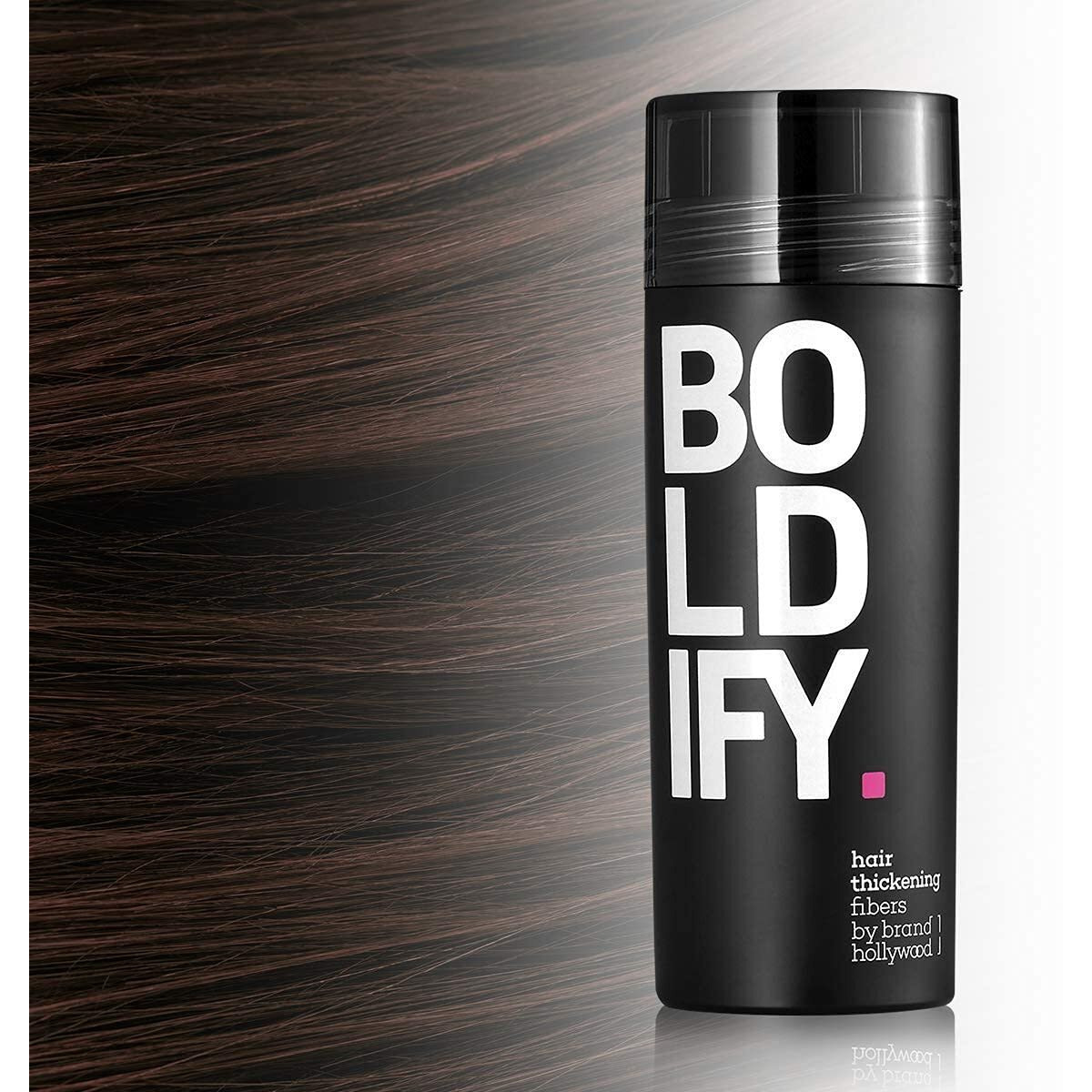 Boldify Hair Fibers For Thinning Hair (Hazel Brown) Hair Powder - 28G Bottle - Undetectable & Natural Hair Filler Instantly Conceals Hair Loss - Hair Thickener, Topper For Fine Hair For Women & Men