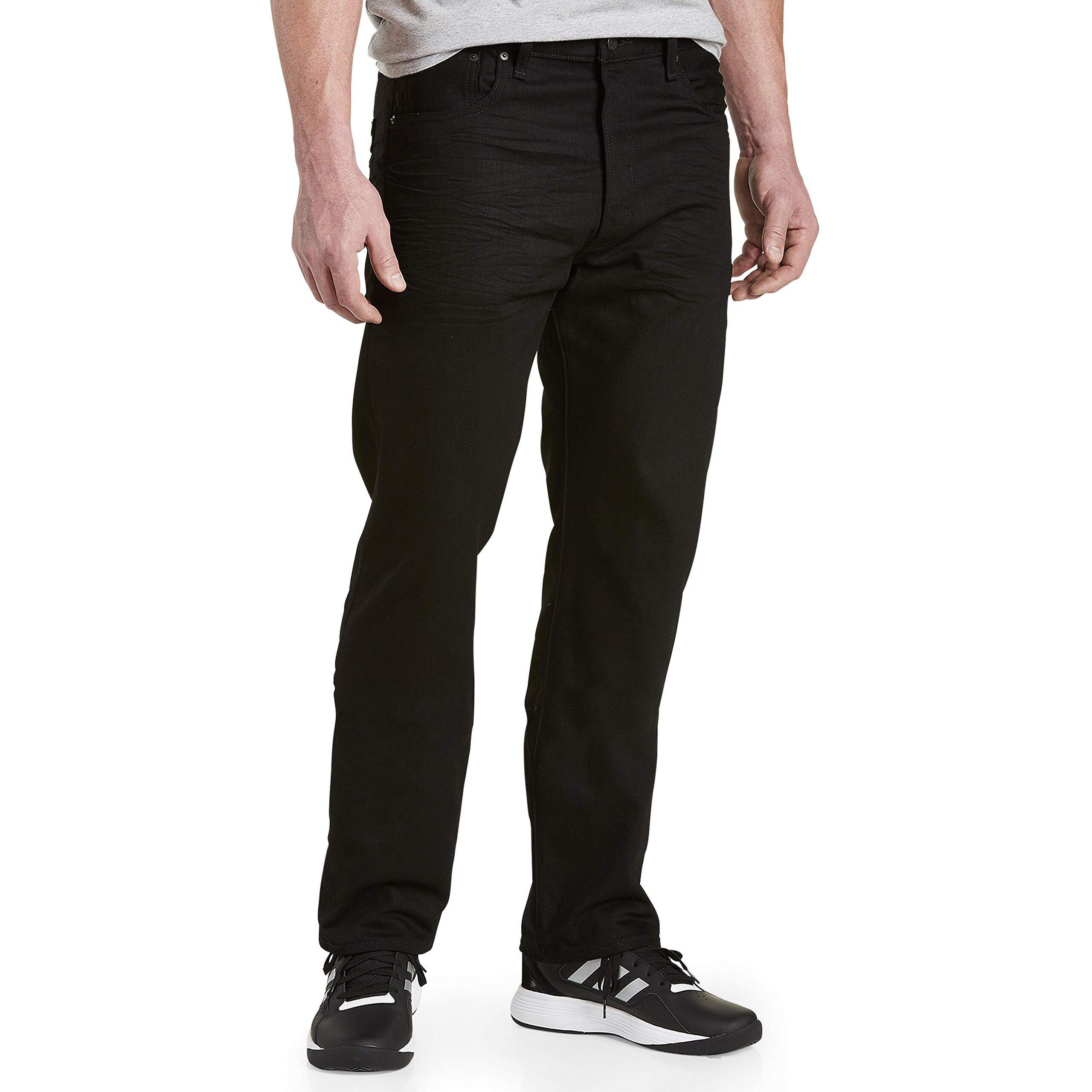 Levi's Men's 501 Original Fit Jeans (Also Available In Big & Tall), Nickel Black (Waterless), 42W X 32L