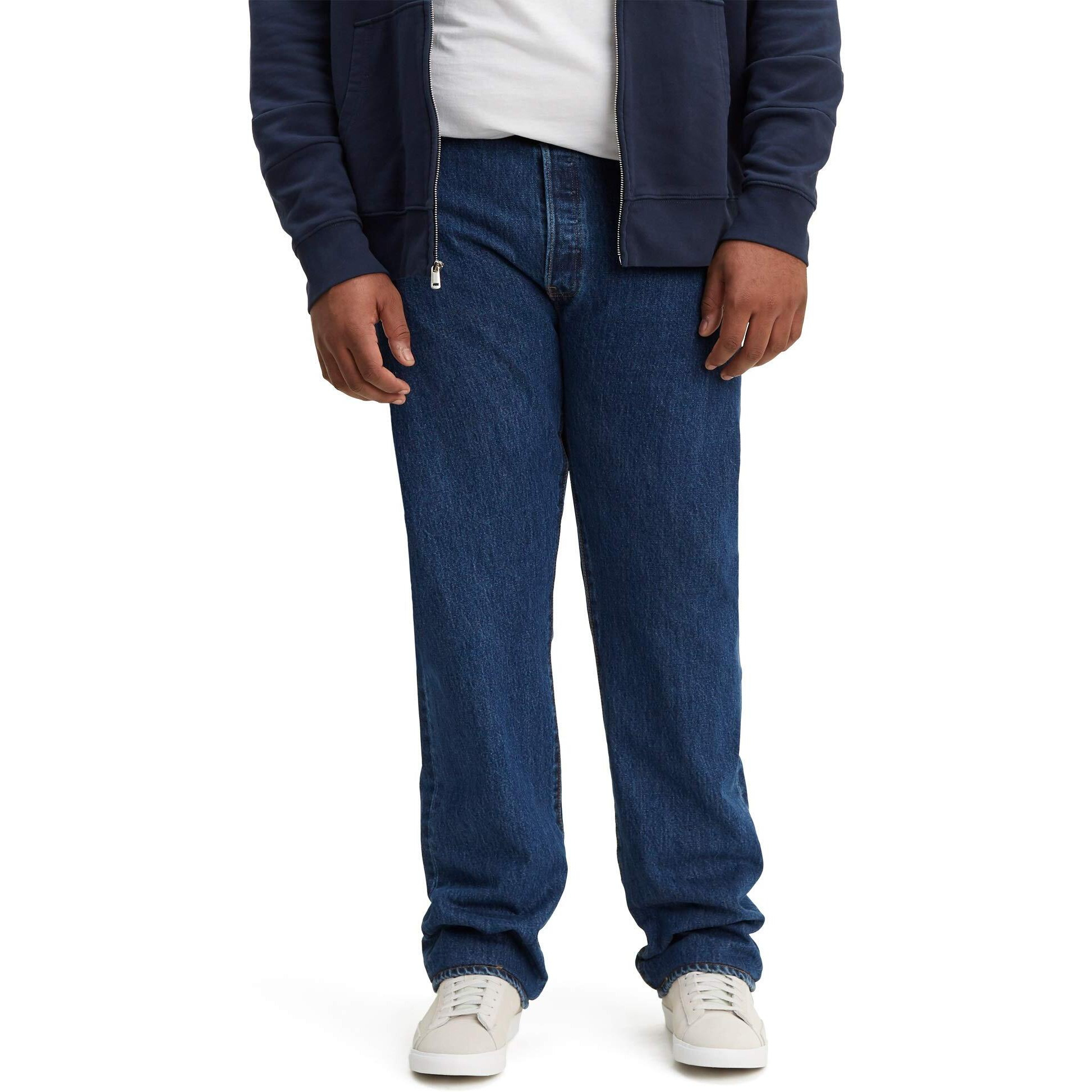 Levi's Men's 501 Original Fit Jeans (Also Available In Big & Tall), Dark Stonewash, 35W X 32L