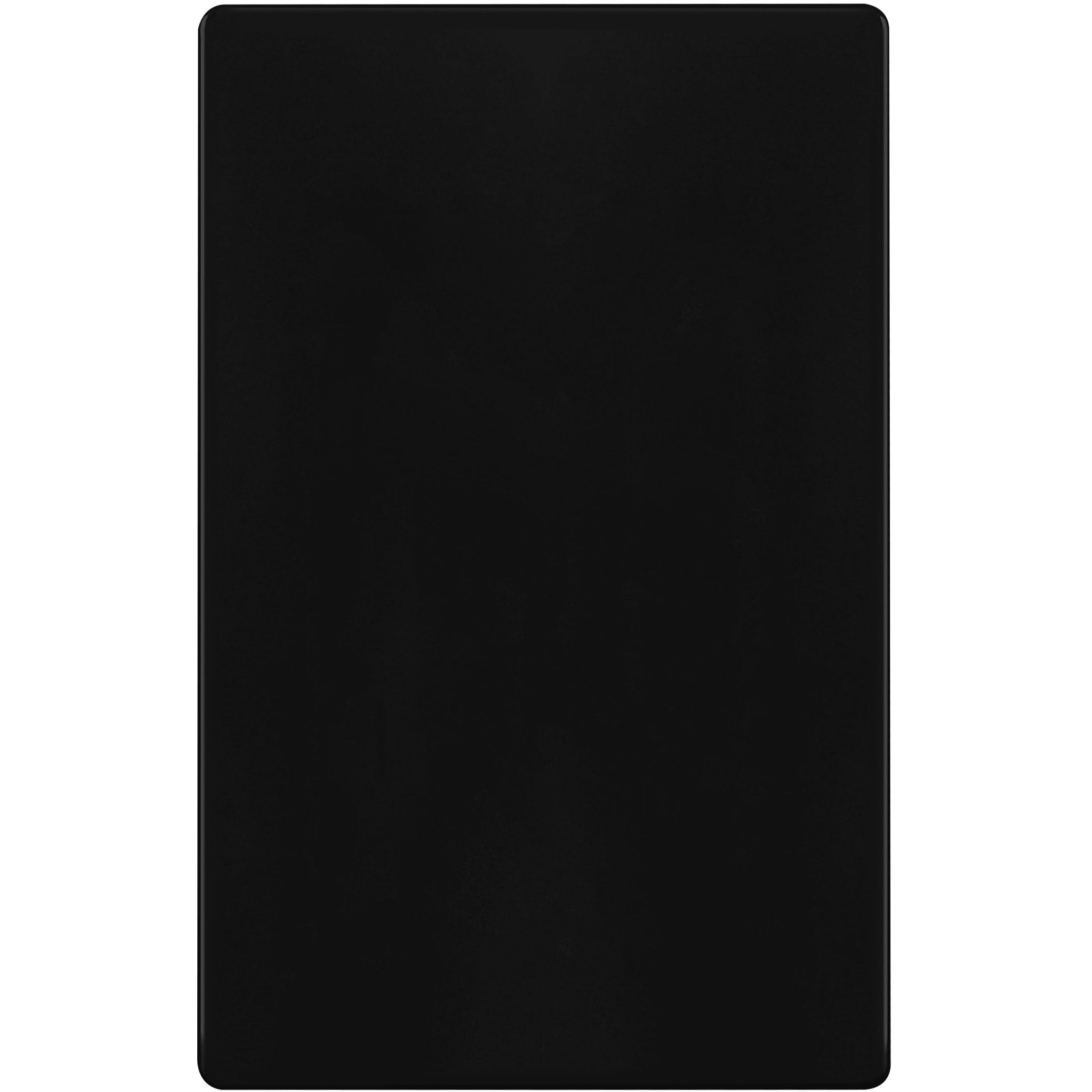 Enerlites Screwless Blank Wall Plate, Child Safe Blank Device Outlet Cover, Standard Size, 1-Gang 4.68" X 2.93", Polycarbonate Thermoplastic, Ul Listed, Si8801-Bk, Glossy, Black