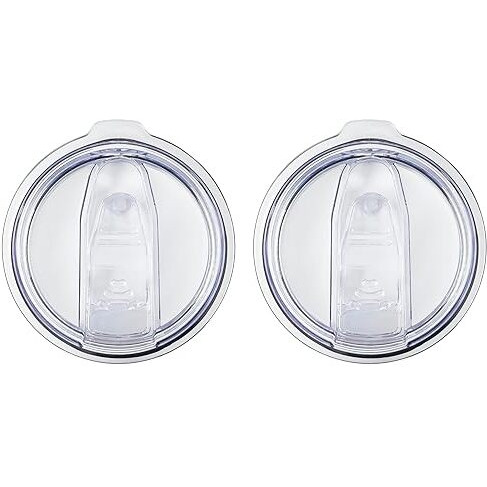Wetoweto Tumbler Mug Lid For 20 Oz Coffee Mugs And 14 Oz Mugs, Spill Proof Splash Lid Cover, Bpa-Free (2 Pack)
