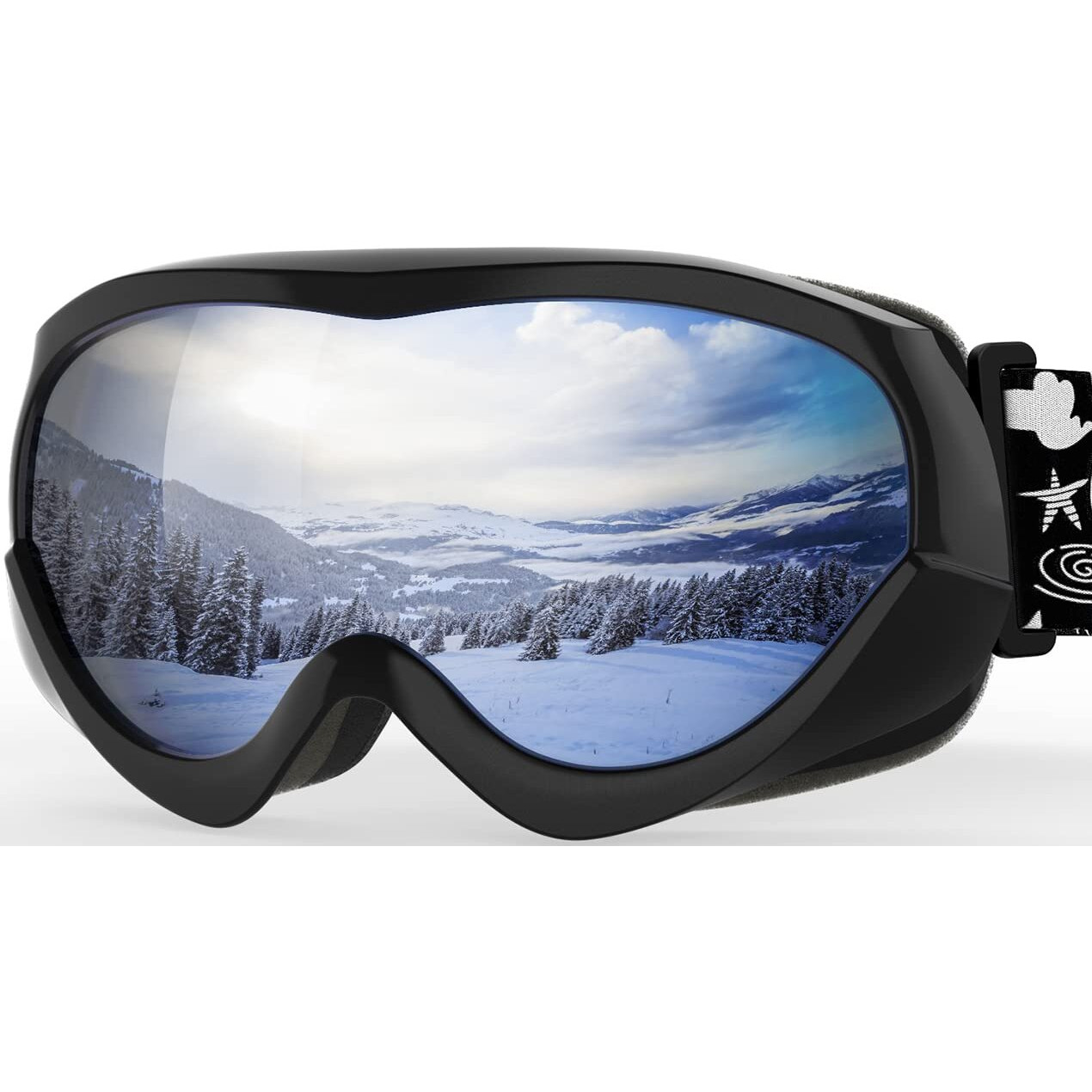 Outdoormaster Kids Ski Goggles - Helmet Compatible Snow Goggles For Boys & Girls With 100% Uv Protection - Vlt 10.1%