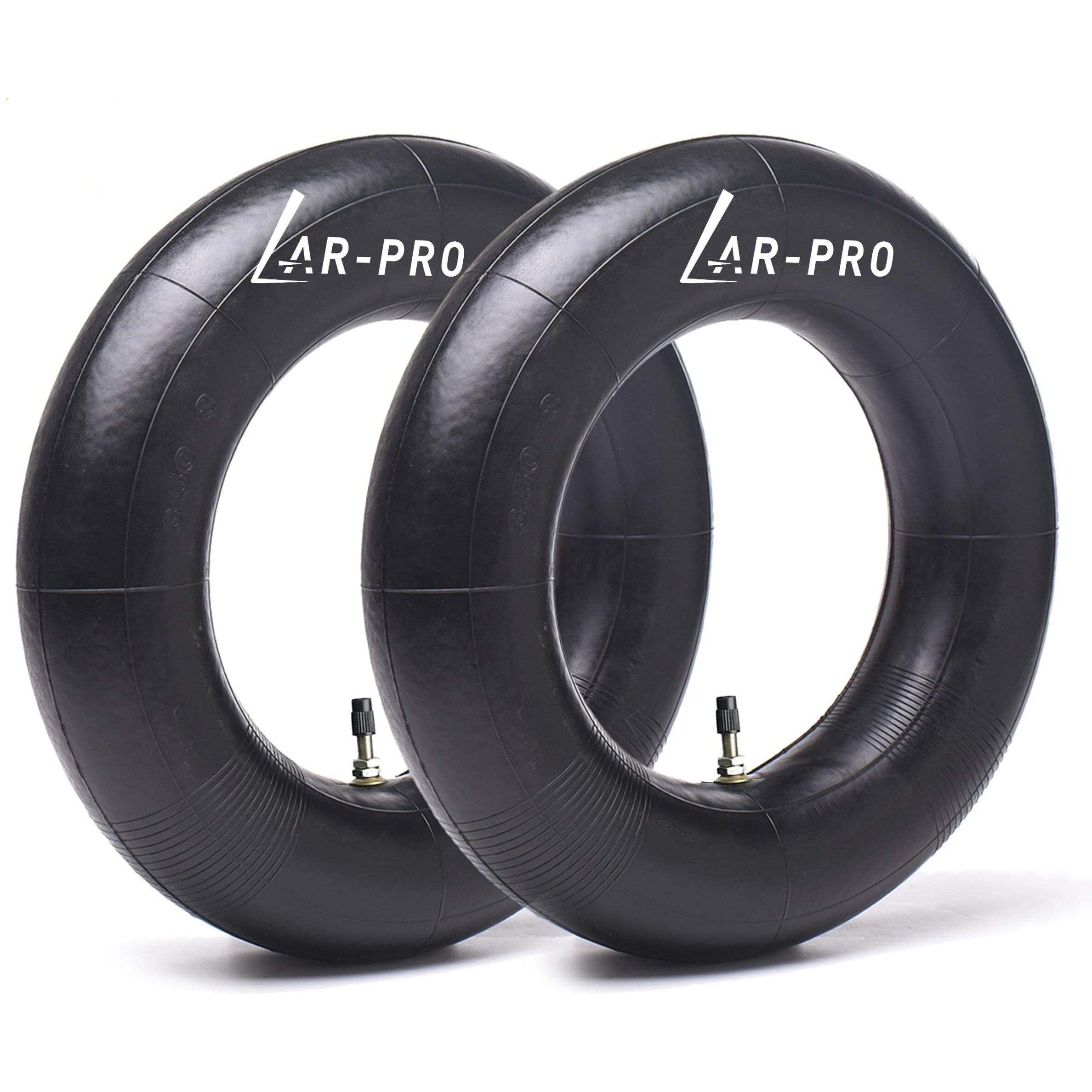 2 Pack 3.00/3.50-8 Replacement Inner Tubes With Tr4 Valve Stem For Pneumatic Wheelbarrow Wheel,Cart Wheel, Garden Cart, Wagons - Made From Heavy Duty, Thick Premium Rubber