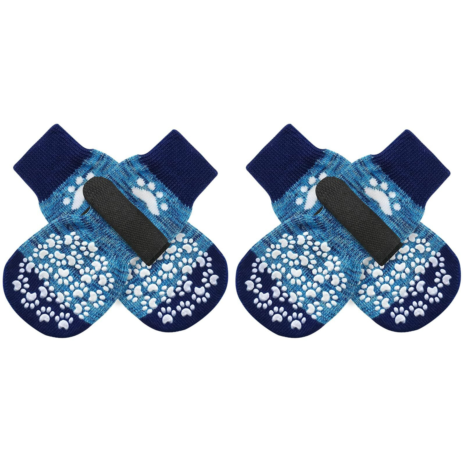 Expawlorer Anti Slip Dog Socks To Prevent Licking Paws, Dog Shoes For Hot Pavement, Dog Booties For Small Medium Large Senior Dogs, Traction Control Boots & Paw Protectors For Hardwood Floors