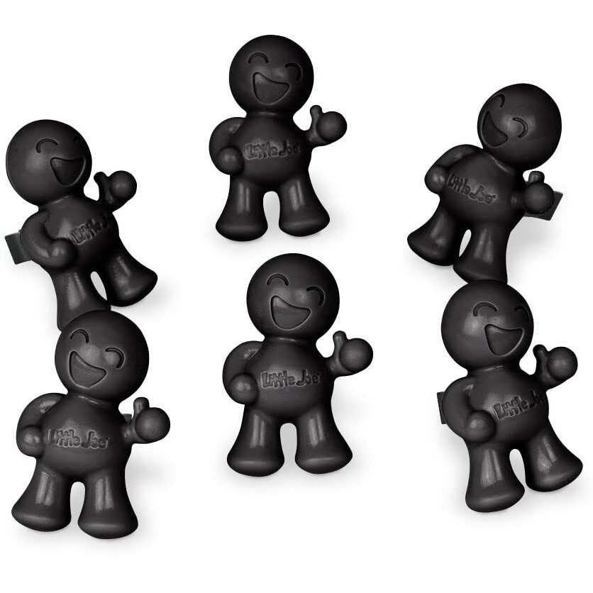 Little Joe 96405-6Pk Black Velvet Scent, Car Air Freshener, Clips To A/C Air Vent, Alcohol-Free Fragrance Oil, Non-Hazardous And Non-Toxic Plastic, Set Of 6