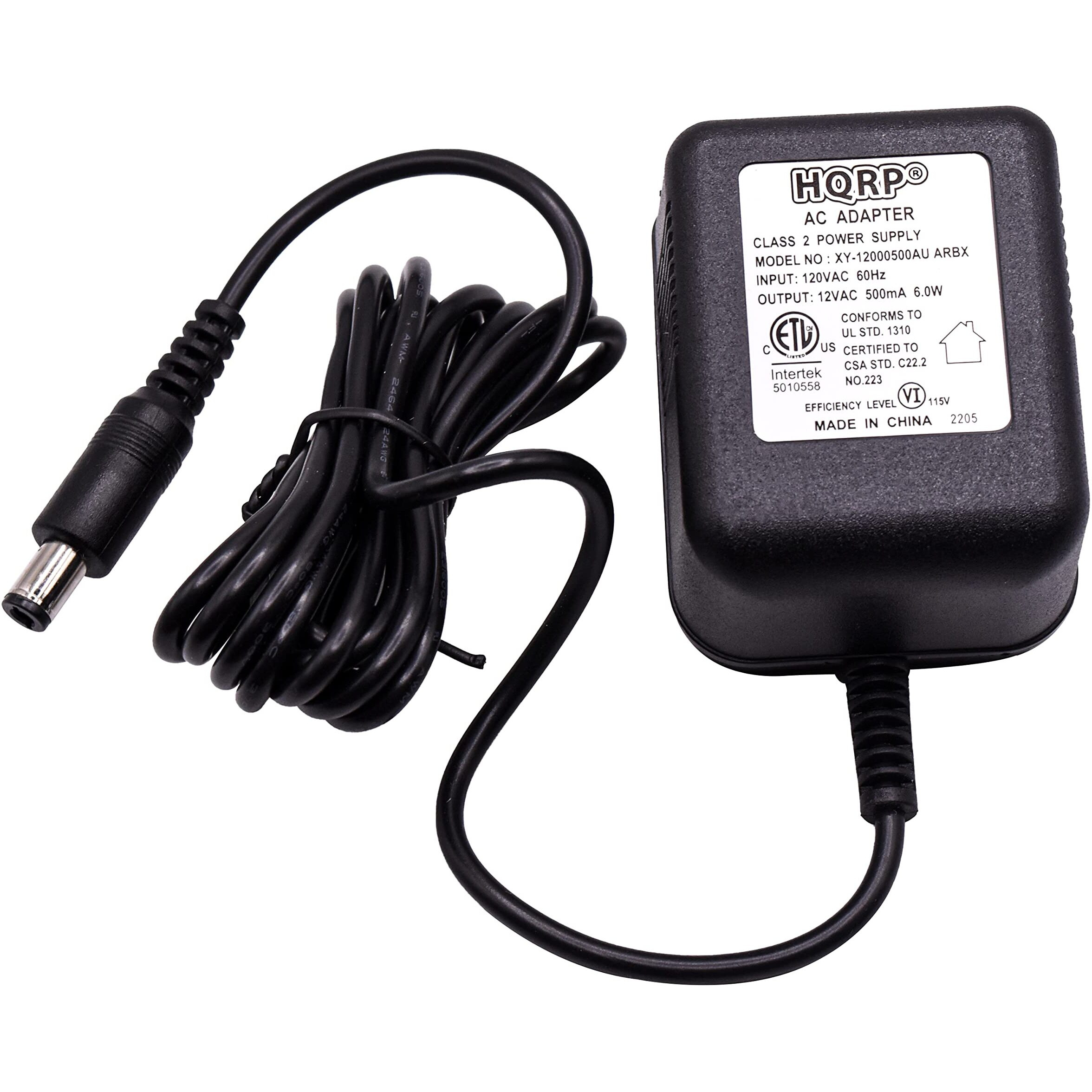 Hqrp Ac Adapter Compatible With Roland Bra-120 Cl-50 Ds-330 Eh-50 Ge-21 Dl-50 Dr-660 Gr-09 Jx-1 Spd-11 Spd-20, Power Supply Cord, 12V Ac 12449622 Bra120, Etl Listed