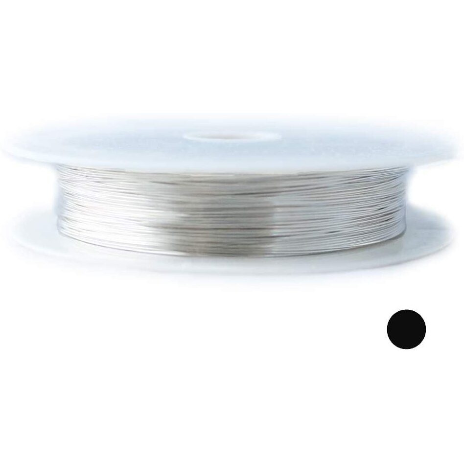 30 Gauge, 925 Sterling Silver Wire (Round) Dead Soft Made In Usa - 25Ft By Craft Wire