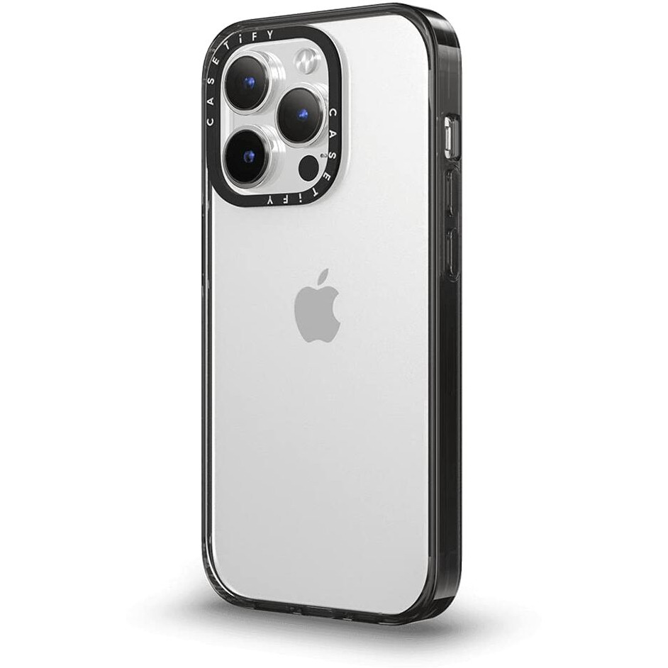 Casetify Essential Iphone 14 Pro Max Case [2X Military Grade Drop Tested / 4Ft Drop Protection] - Clear Black