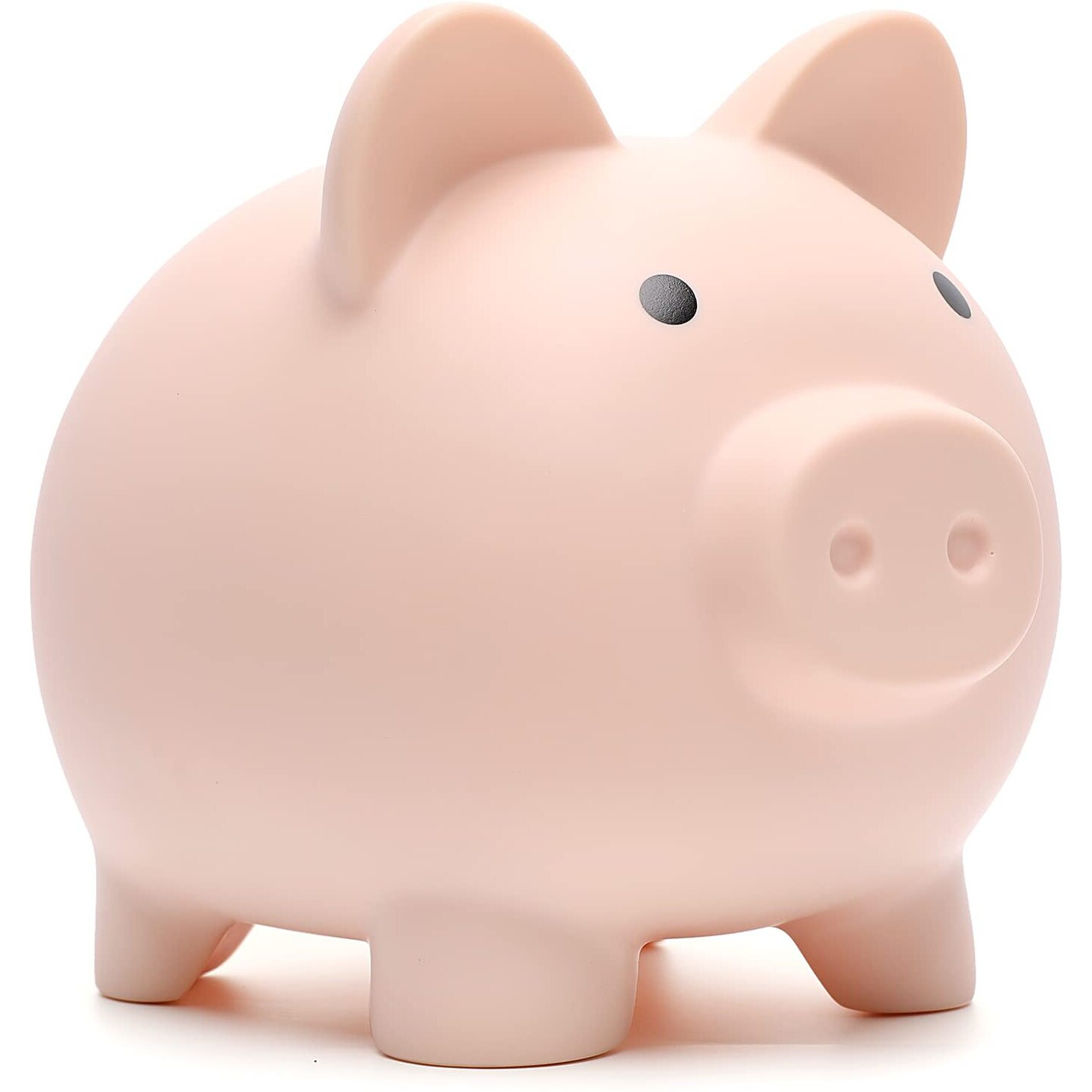 Piggy Bank, Unbreakable Plastic Money Bank, Coin Bank For Boys And Girls, Medium Piggy Banks, Toys For3 4 5 Year Old (Flesh-Colour)A