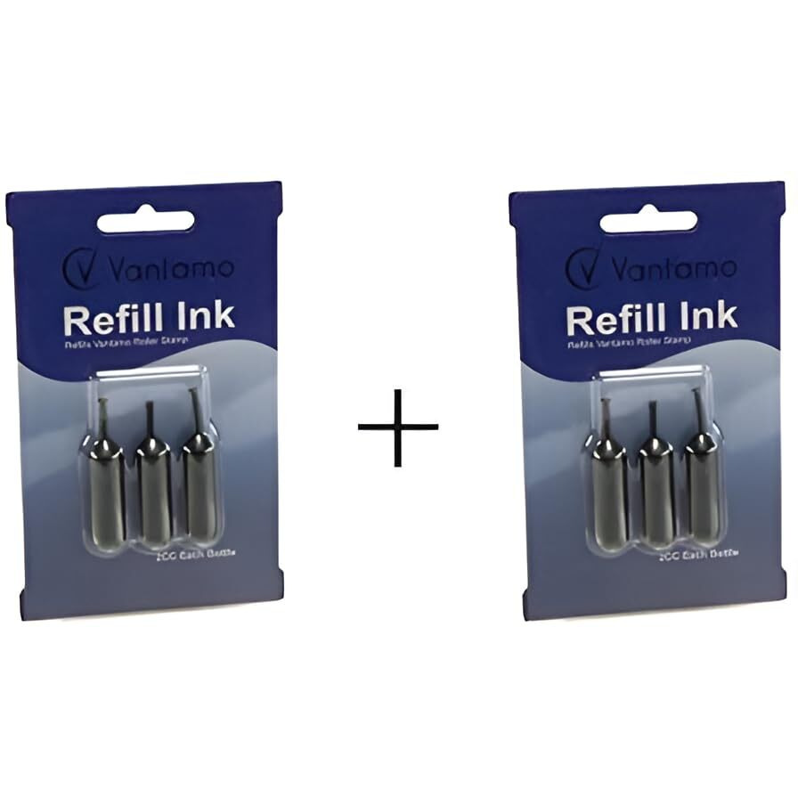 Identity Theft Protection Roller Stamps Refills - Refills For Confidential Roller Stamp, Anti Theft, Privacy & Security Stamp, Designed For Id Blackout Security - 6 Refills