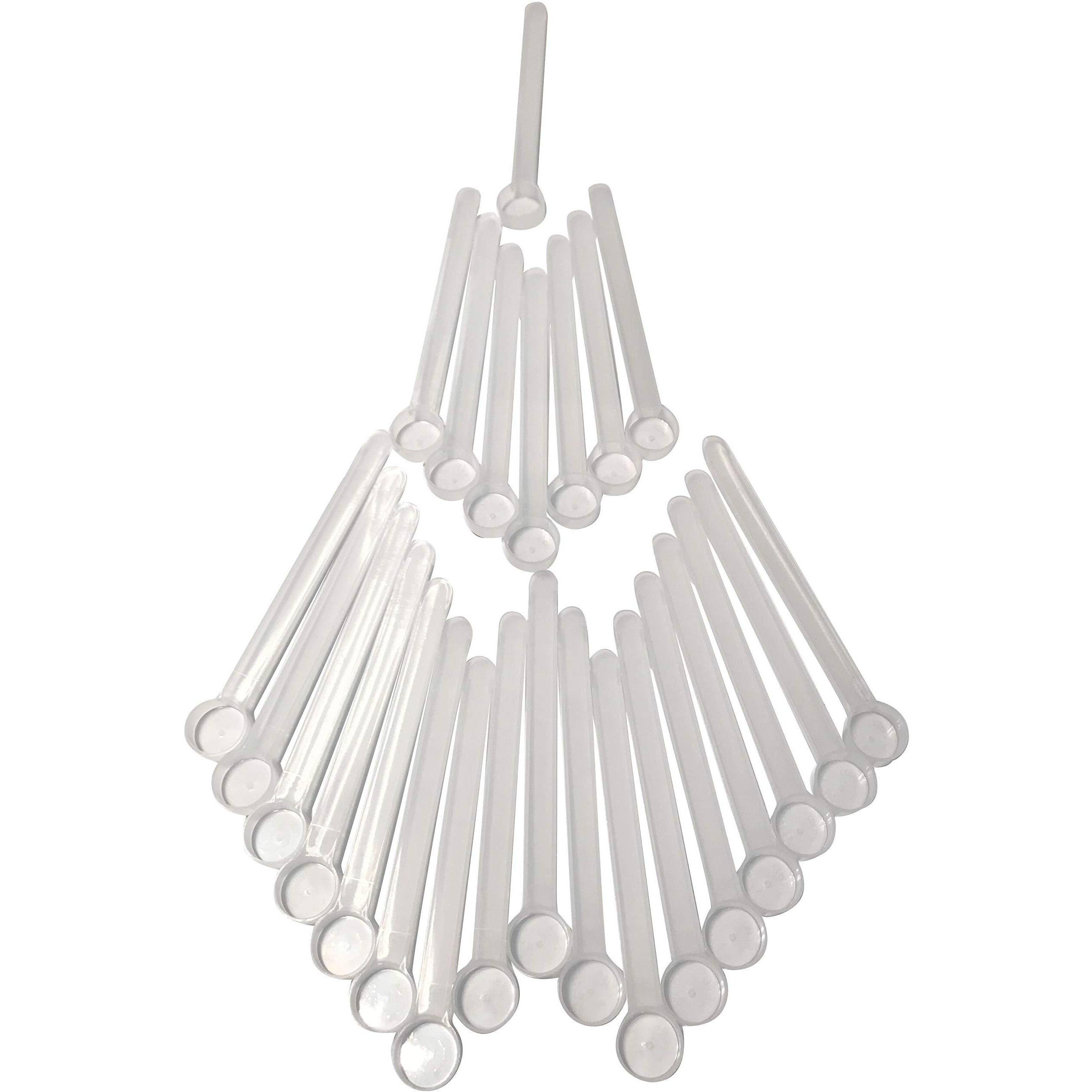 1/2 Teaspoon (2.5 Ml) Long Handle Scoop For Measuring Coffee, Pet Food, Grains, Protein, Spices And Other Dry Goods (Pack Of 25)