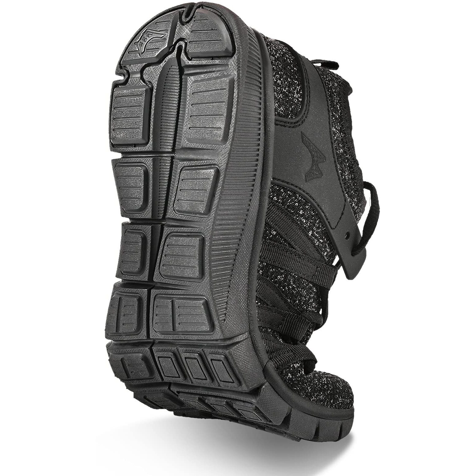 Inzcou Running Shoes Lightweight Tennis Shoes Breathable Mesh Walking Sneakers Starry Black 11Women / 10Men