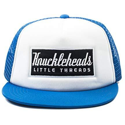 Born To Love, Baby Hats -Toddler Boy Outfit - Infant Sun Hat - Toddler Baseball Hat, Newborn Youth Flat Brim Mesh Trucker Surf Skatebro Fitted Beach Cap Gorros Para Bebes (Xs 6-12 Months, Blue)