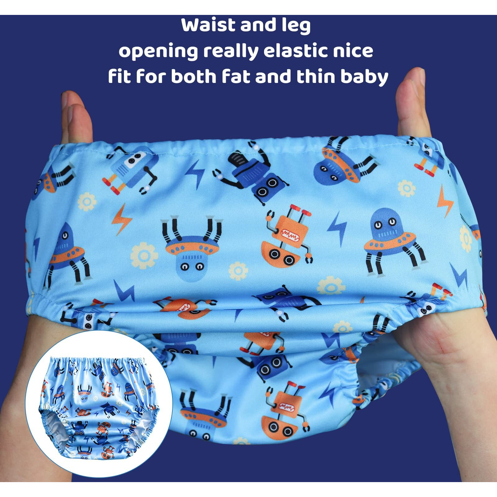 Bisenkid 6 Packs Waterproof Plastic Pants For Toddlers For Plastic Pants Good Elastic Plastic Potty Training Covers For Plastic Training Pants For Toddlers Boys 2T