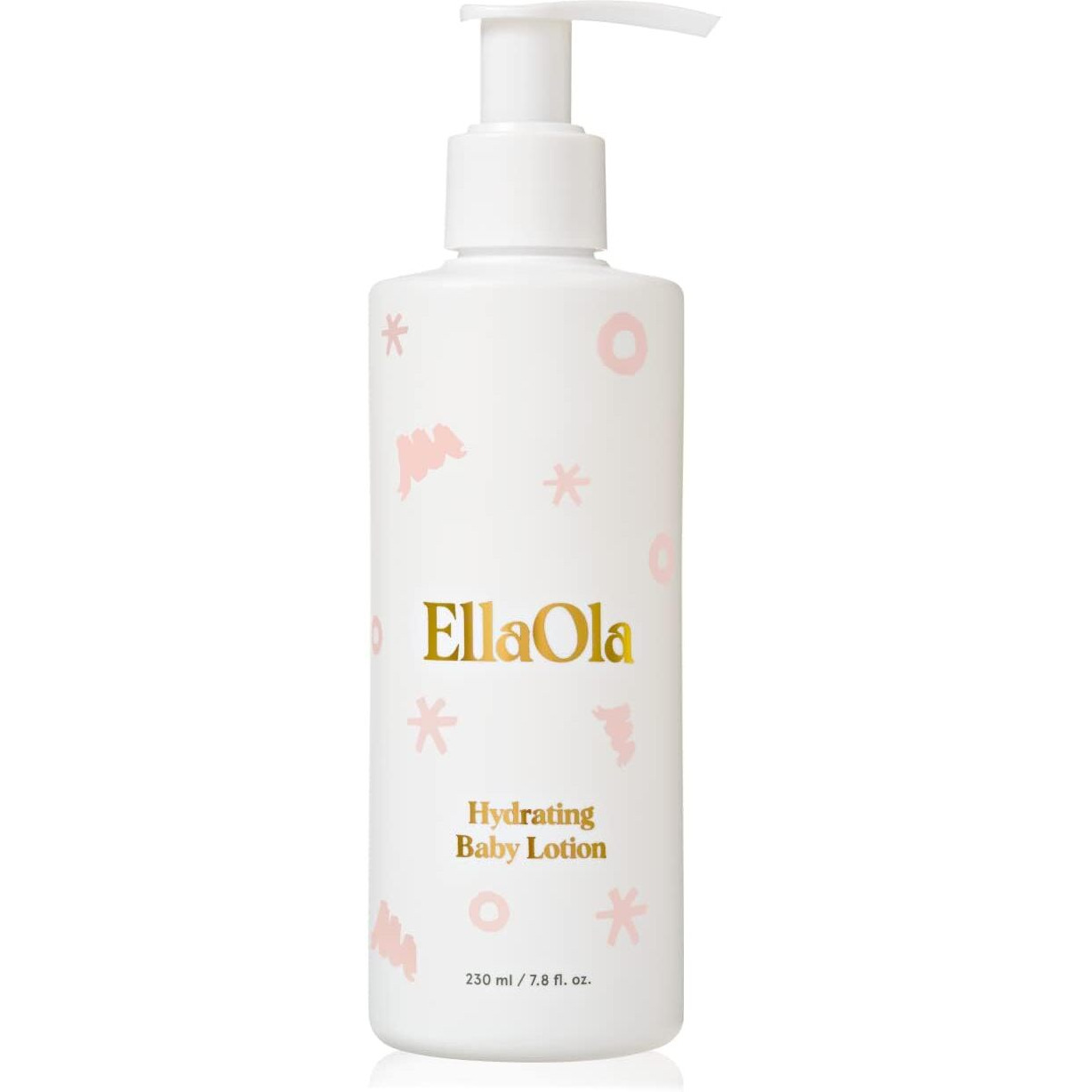 Ellaola Soothing Baby Lotion For Dry, Eczema Prone & Sensitive Skin With Jojoba Oil + Squalane - Moisturizing, Nourishing Lotion For Newborns, Babies & Kids, Fragrance Free | 7.8 Fl. Oz.