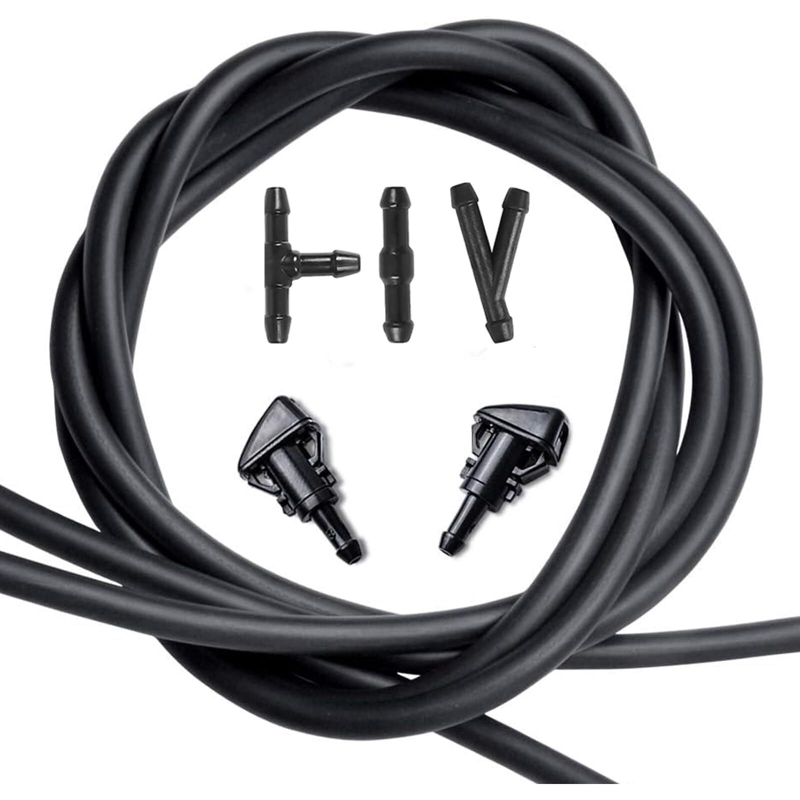 Windshield Washer Nozzles Kit, Replacement For Chrysler, Dodge, Jeep, Ram - Otuayauto Washer Jet And Fluid Hose With Connector