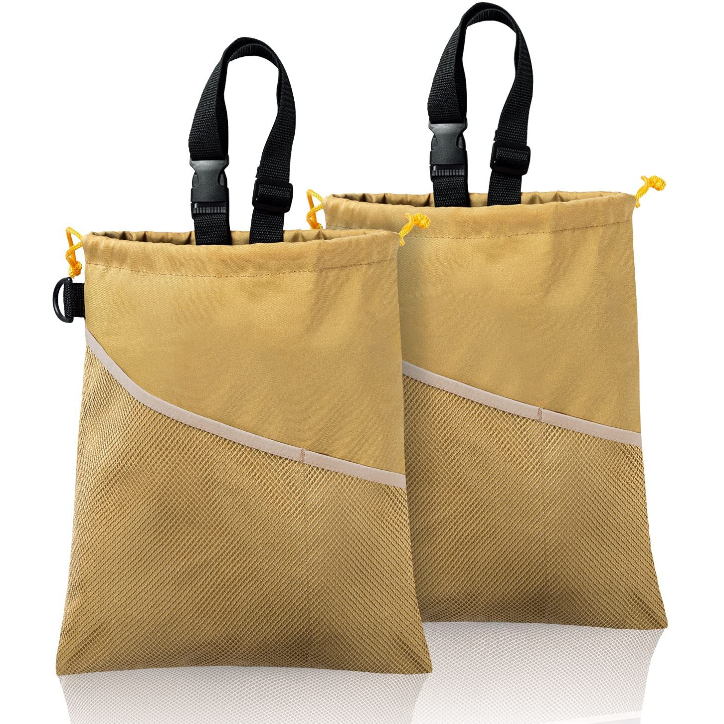 Gnegni 2Pcs Car Garbage Can, Hanging Car Trash Bag With Waterproof Leakproof Lining