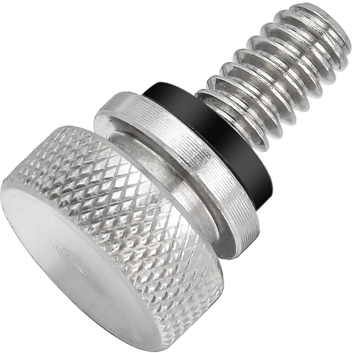 Amazicha Stainless Steel Seat Bolt Rear Seat Screw Quick Mount 14-20 Thread Compatible For Harley Sportster Softail Touring Dyna 1996-2023