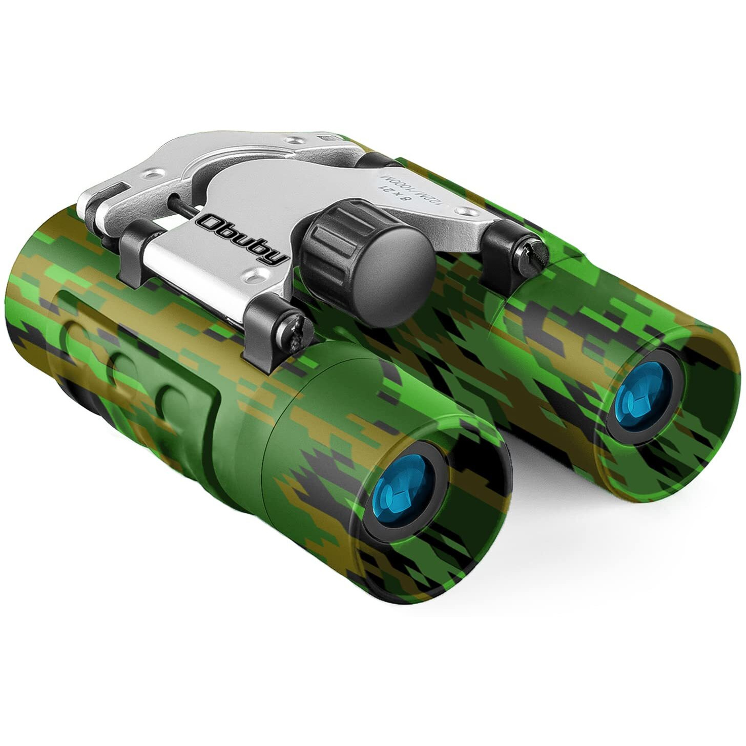 Obuby Real Binoculars For Kids Gifts For 3-12 Years Boys Girls 8X21 High-Resolution Optics Mini Compact Binocular Toys Shockproof Folding Small Telescope For Bird Watching,Travel, Camping, Camo