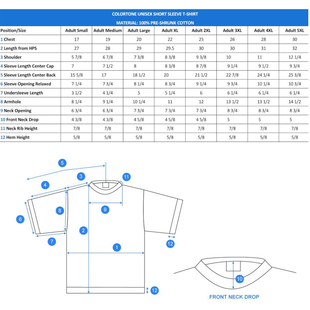 Colortone Tie Dye T-Shirt For Women And Men, X-Large, Moondance