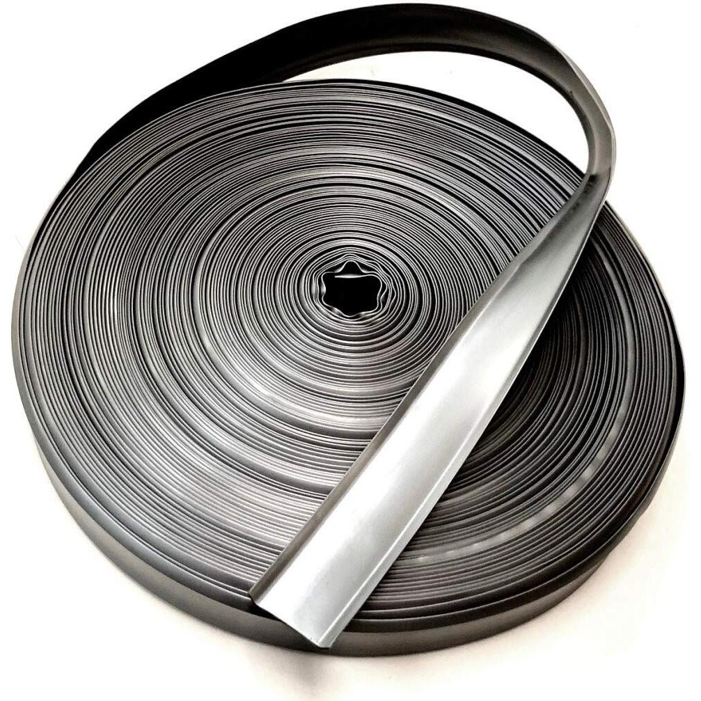 Qpn Silver Vinyl 78 Insert Molding Trim Screw Cover Rv Camper Travel Trailer (50 Ft, Silver)