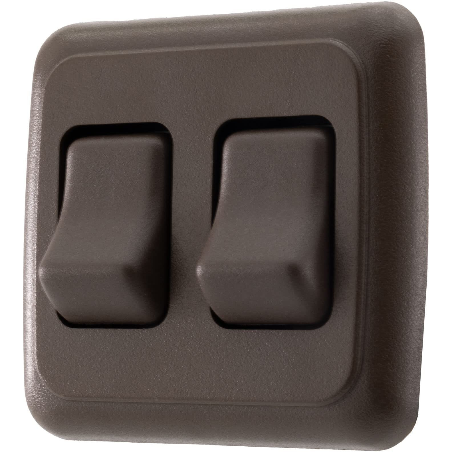 American Technology Components Double Spst On-Off Switch With Bezel, 12-Volt, For Rv, Trailer, Camper (Brown)