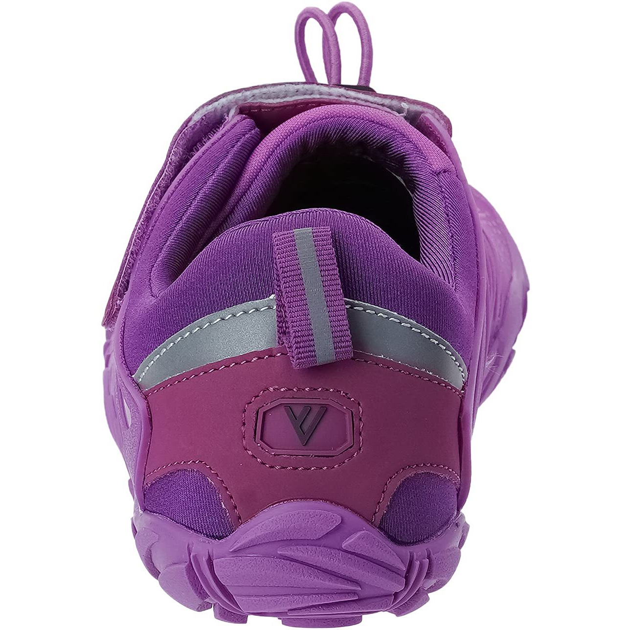 Whitin Women's Minimalist Barefoot Shoes Low Zero Drop Trail Running 5 Five Fingers Size 6.5 7 Female Wide Toe Box Sneakers Hiking Trainer Purple 37