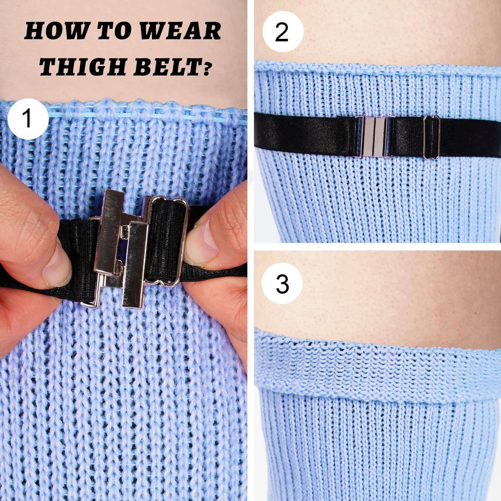 Plus Size Womens Thigh High Socks For Thick Thighs- Extra Long & Thick Over The Knee Stockings- Leg Warmer Boot Socks