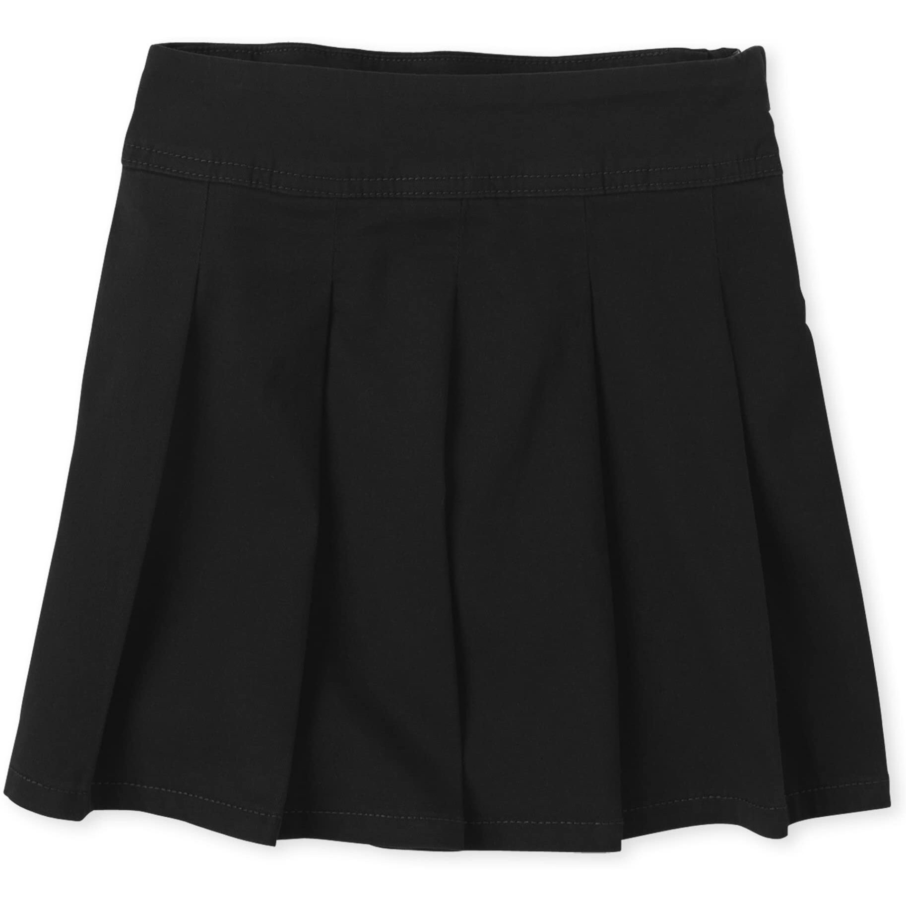 The Children's Place Girls Pleated Skort,Black Single,5