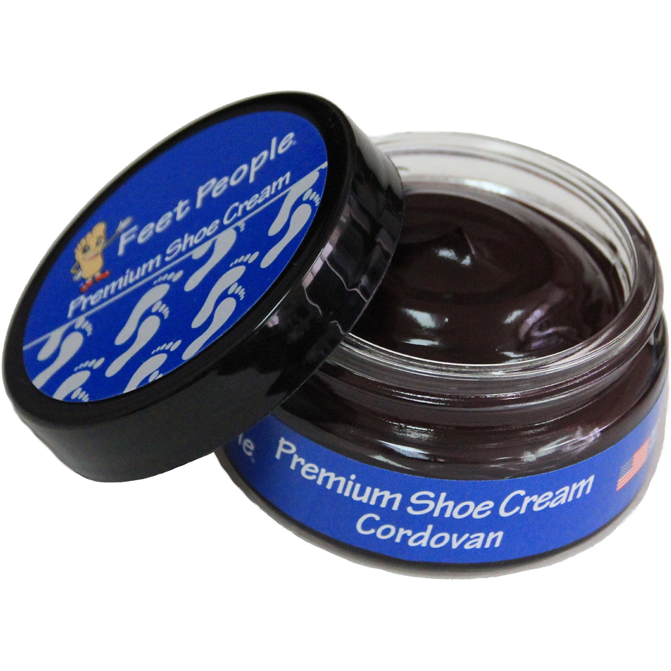 Feetpeople Premium Shoe Cream 1.5 Oz, Cordovan