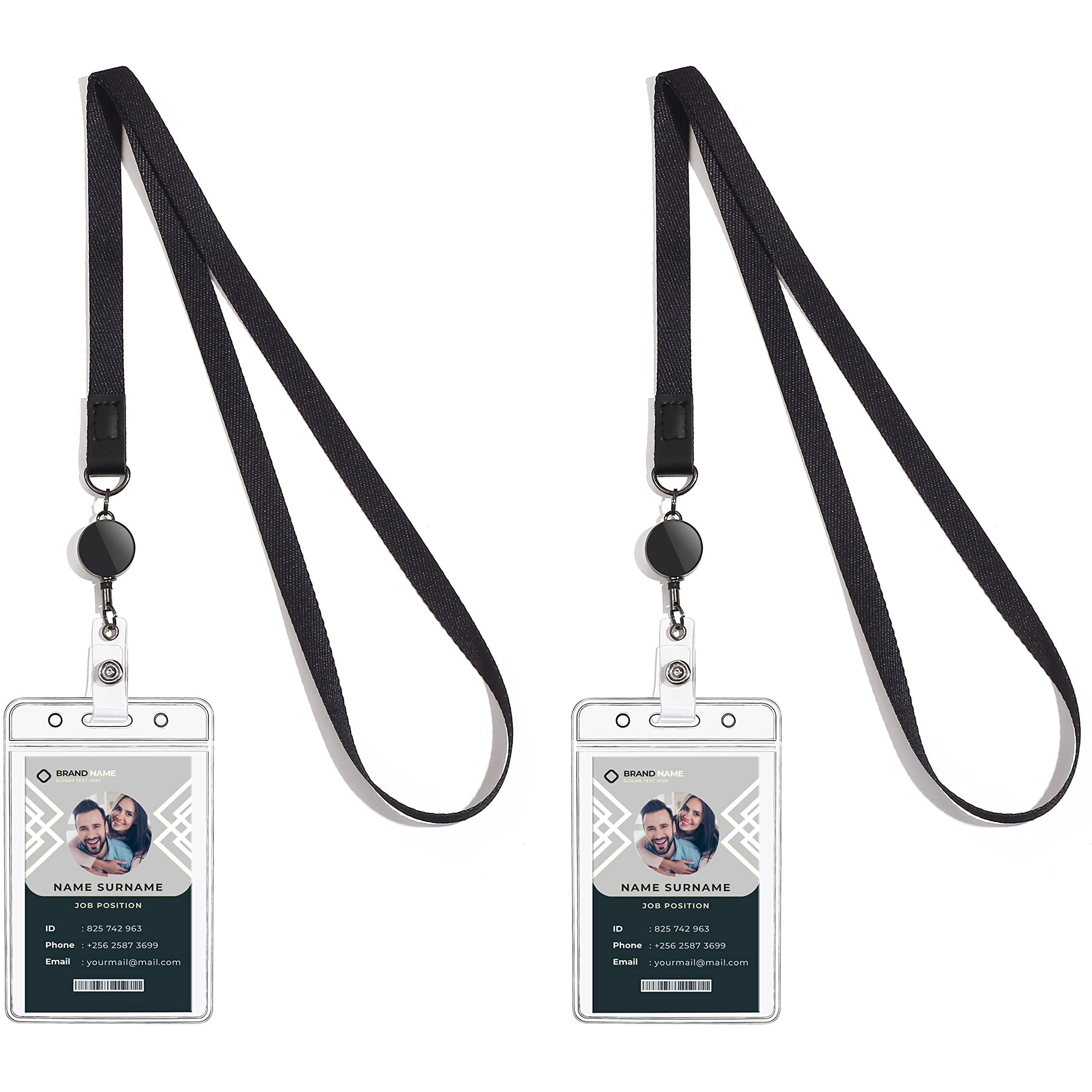 Cute Lanyard Id Holder Durable Retractable Lanyards For Id Badges,Waterproof Id Badge Holder For Cruise Ships Key Cards